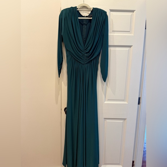 La Femme en Noir Art Deco Rouched Gown - Picture 2 of 3